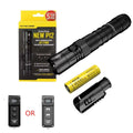 Value Bundle: Nitecore NEW P12 Tactical LED Flashlight - 1200 Lumens with TUP Rechargeable Intelligent Pocket Light and 1x Nitecore NL2140 21700 4000mAh Battery