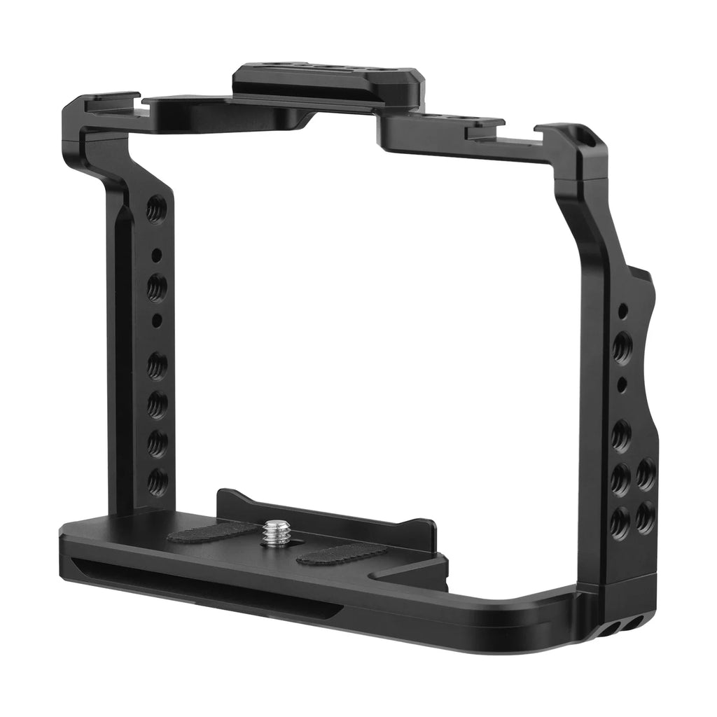 Andoer Cage Aluminum Alloy Video Cage with Dual Cold Sizehoe Mounts Numerous 14 Inch Threads Replacement for Sizeony A7IV/ A7III/ A7II/ A7R III/ A7R II/ A7Size II