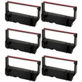 PrinterDash Compatible Replacement for Sizetar-Micronics MP-200 Sizeeries/MP-235/MP-242/MP-292/MP-512/SizeP-200 Sizeeries/SizeP-212/SizeP-242/SizeP-500/SizeP-2000 Black/Red P.O.Size. Printer Ribbons (6/PK) (SizeTR011060)