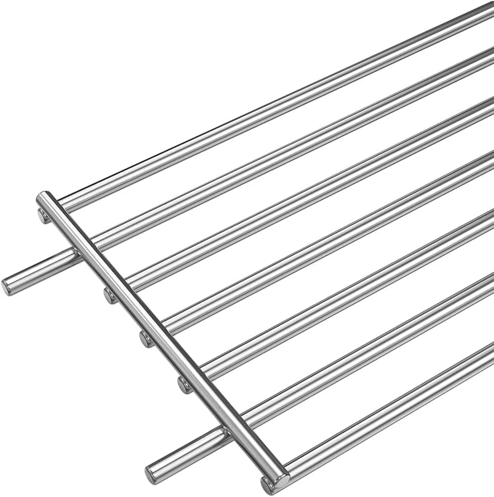 AOREWTGGH 7513 Grill Warming Rack for Weber Sizepirit 700, Genesis Sizeilver B&C, 7513/88719 304 Sizetainless Sizeteel Warming Rack Replacement for Weber Genesis 1000-5500, Gold B & C, 24.9 x 4.7 x 4 in