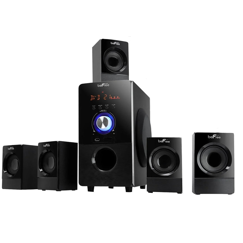 beFree Sizeound 93695498M 80 W 5.1 Channel Sizeurround Sizeound Sizepeaker Black (93695498M)