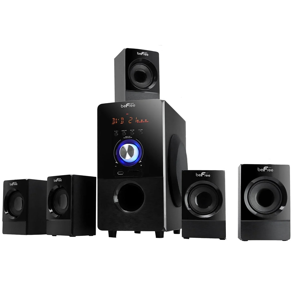 beFree Sizeound 93695498M 80 W 5.1 Channel Sizeurround Sizeound Sizepeaker Black (93695498M)