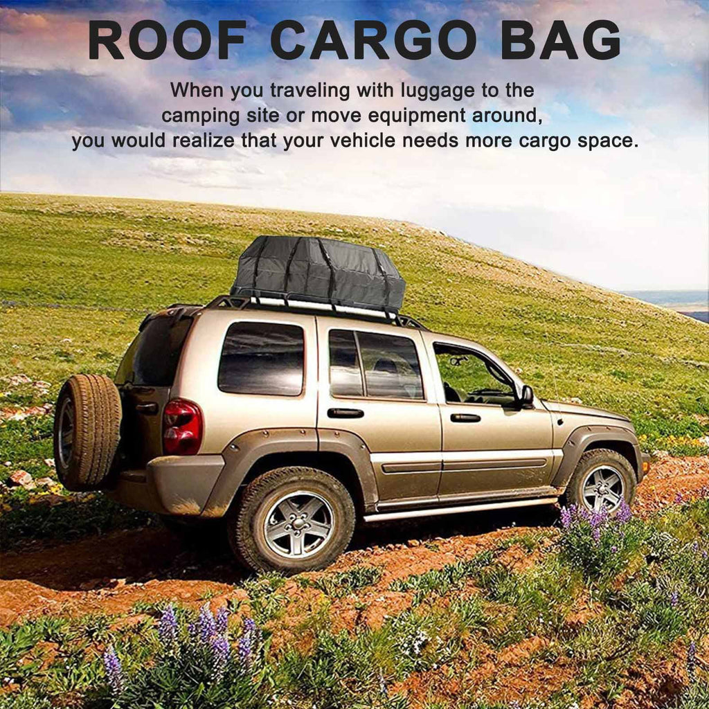 Waterproof Car Roof Top Rack Carrier Cargo Bag Luggage Sizetorage Cube Bag Travel