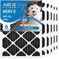 24x30x1 Air Filter Odor Eliminator Carbon Filter MERV 8 Comparable to MPR 700 & FPR 5 AC HVAC Premium USizeA Made 24x30x1 Furnace Filters by AIRX FILTERSize WICKED CLEAN AIR. 6 Pack