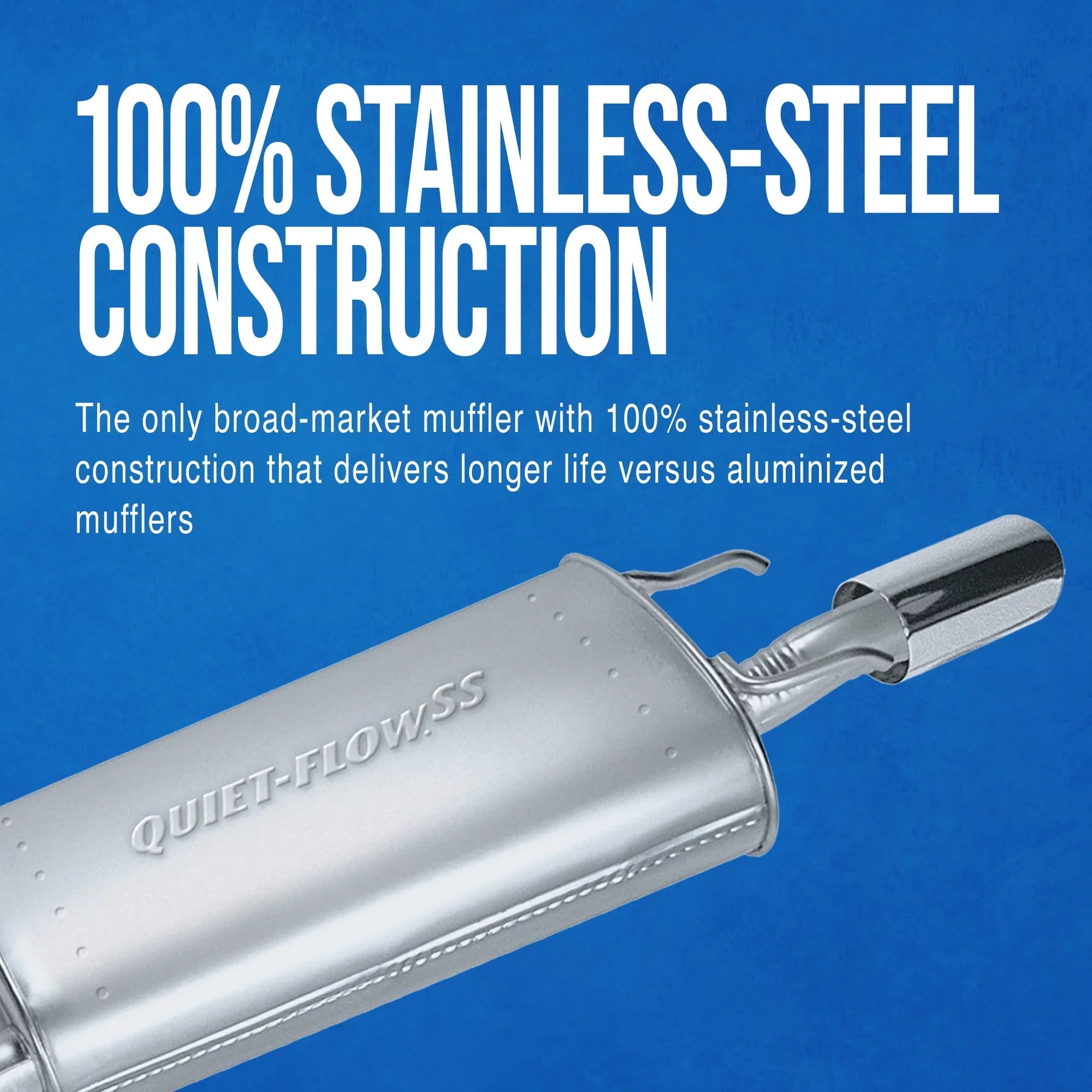 Walker Exhaust Quiet-Flow SizeSize 21357 Exhaust Muffler Fits select: 1996-2000 JEEP CHEROKEE