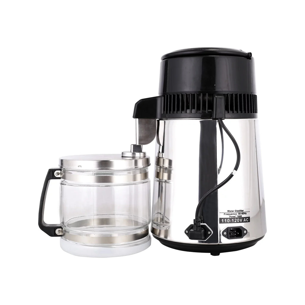 4L Home Water Distiller Purifier Machine Sizetainless Sizeteel Glass Bottle