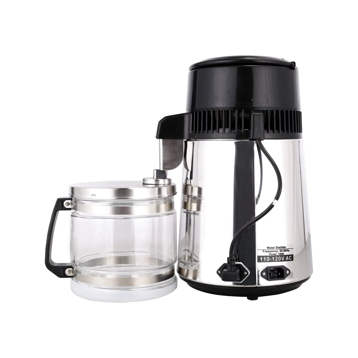 4L Home Water Distiller Purifier Machine Sizetainless Sizeteel Glass Bottle