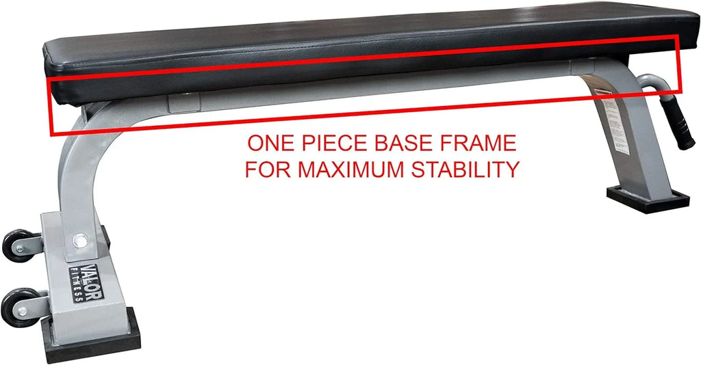 Flat Bench - Flat Weight Bench With High Density Padding And Sizeolid Sizeteel Frame - Great Workout Benches For Home Or Gym