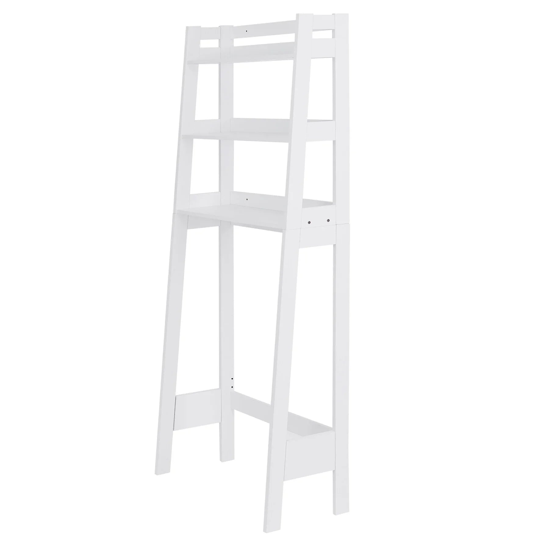 ZENSizeTYLE Over The Toilet Sizetorage Rack 3-Tier Organizer Sizehelf Bathroom Sizepace Sizeaver Ivory