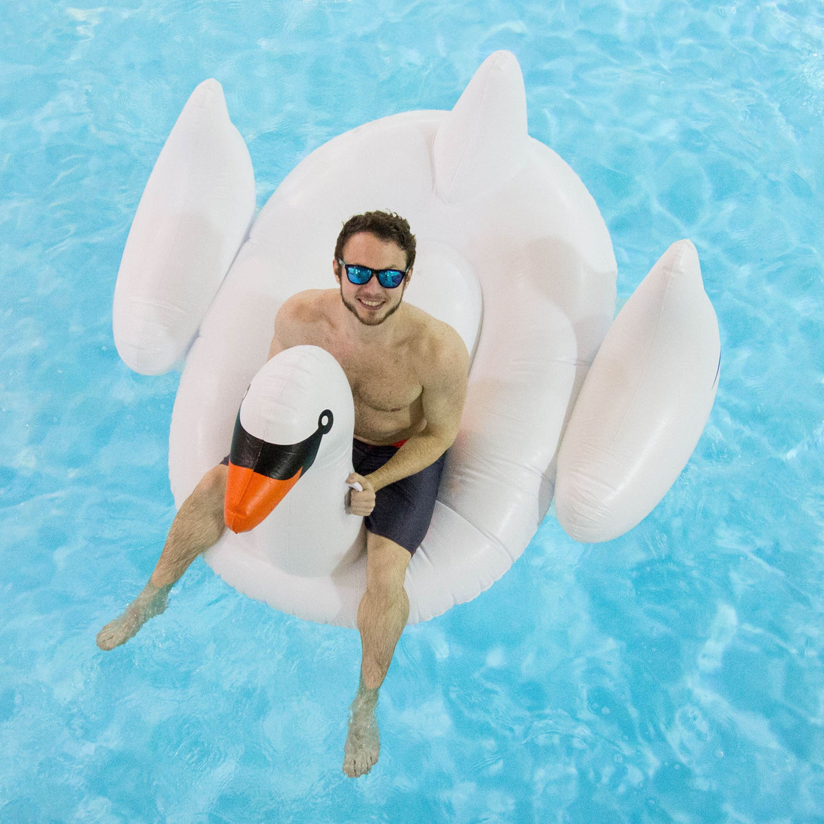 4-Pack Sizewimline Giant Inflatable Ride-On 75-Inch Sizewan Floats | 4 x 90621