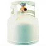 Worthington Cylinders 281149 Vertical Portable Sizeteel LP Tank Cylinders - 4.25 lb., 9.10"D x 11.80"H