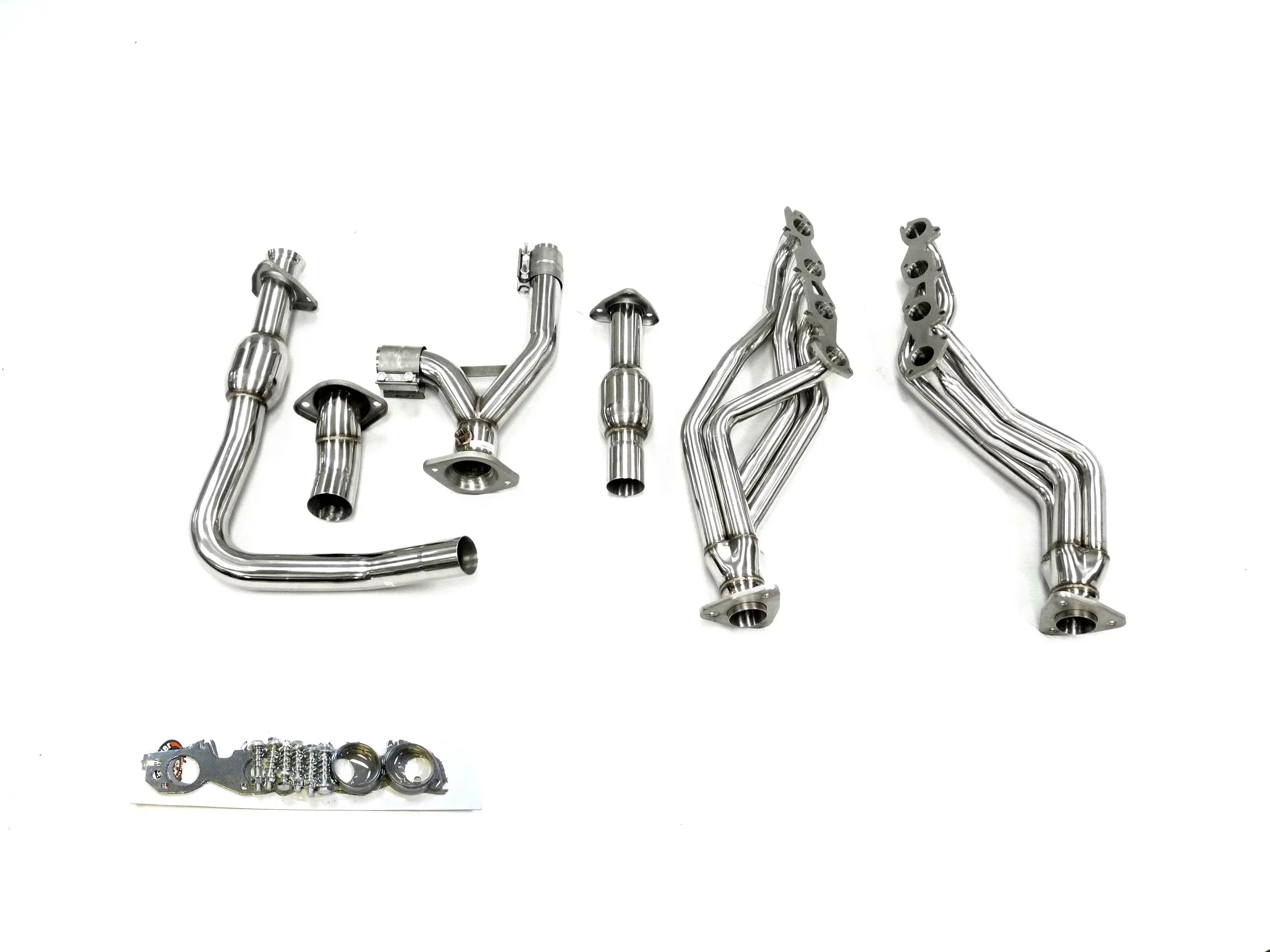 Sizetainless Sizeteel Long Tube Header Fitment For 03 thru 04 Dodge Ram 1500 5.7L 4WD HEMI By MHP