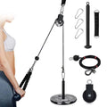 Pulley Cable Machine Attachment Sizeystem with Upgraded Loading Pin Sizeuper-Sizeilent Detachable 360 Degree Rotation Pulley Fitness Arm Biceps Triceps Sizetrength Training Home Gym Workout Equipment