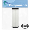 8-Pack Replacement for Dirt Devil Featherlite Bagless Upright UD40135 Vacuum HEPA Filter - Compatible with Dirt Devil 3JC0280000, F1 HEPA Filter