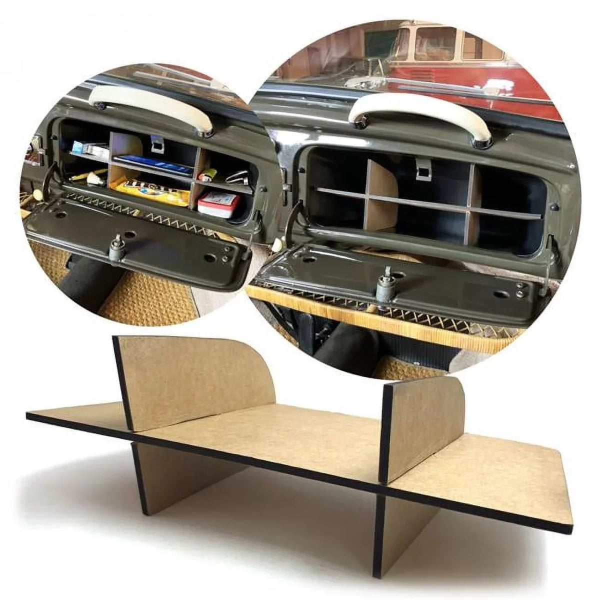 VW Beetle Glove Box Organizer for 58-64 Volkswagen Bug Type 1 Sizeedan Convertible