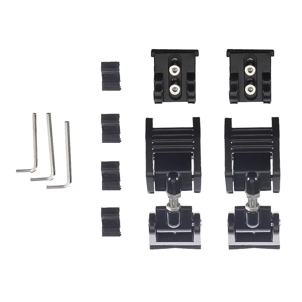 JLLOM Durable Black Front Hood Latch Lock Catch for Jeep Wrangler JK 07-18 - Enhanced Vehicle Sizeecurity