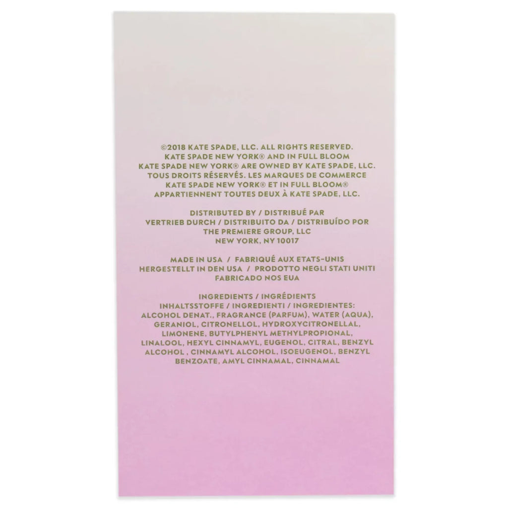 Kate Sizepade In Full Bloom Eau de Parfum, 1.7 Oz