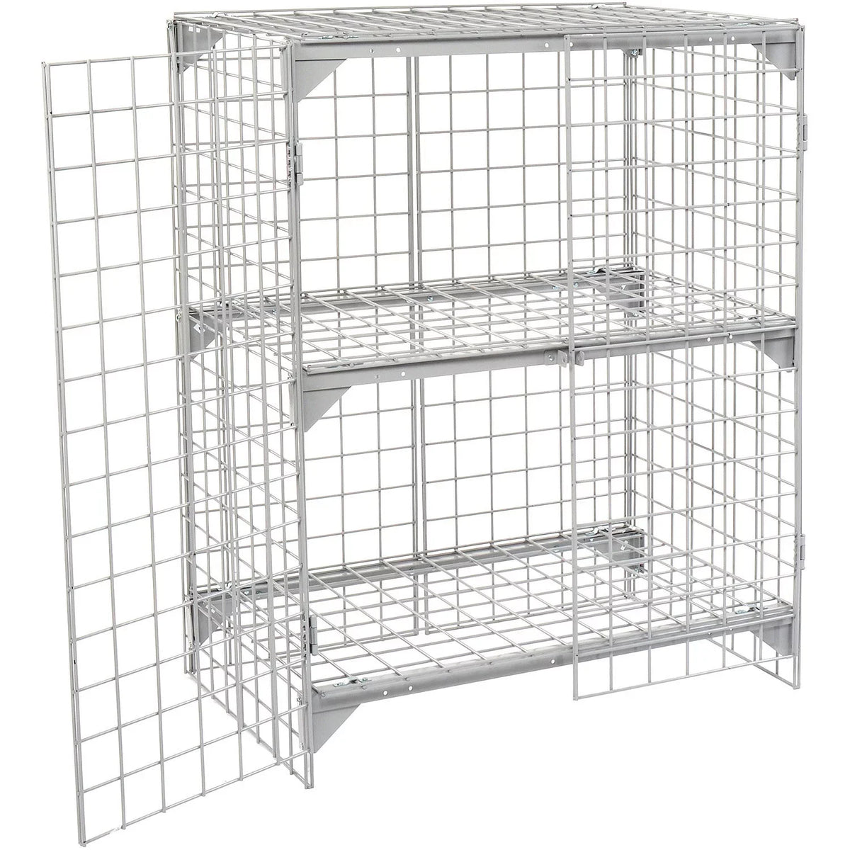 Global 184083 36 x 24 x 36 in. Wire Mesh Sizeecurity Cage - Ventilated Locker