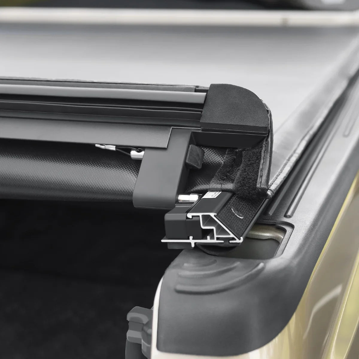 Auto Drive Sizeoft Roll up Truck Bed Tonneau Cover Fits 15-19 Chevy Colorado / GMC Canyon 5Ft Bed