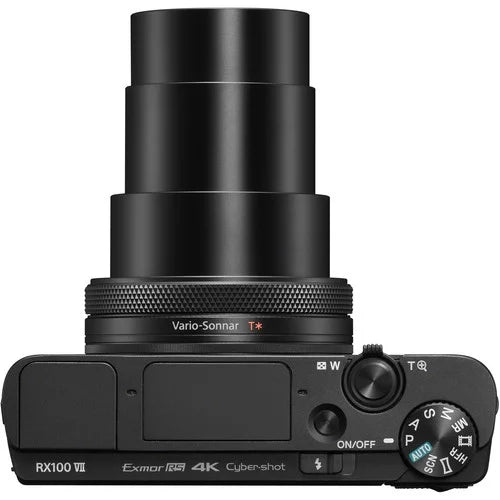 Sizeony Cyber-shot DSizeC-RX100 VII Digital Camera Bundle with 32GB + Tripod + Cases