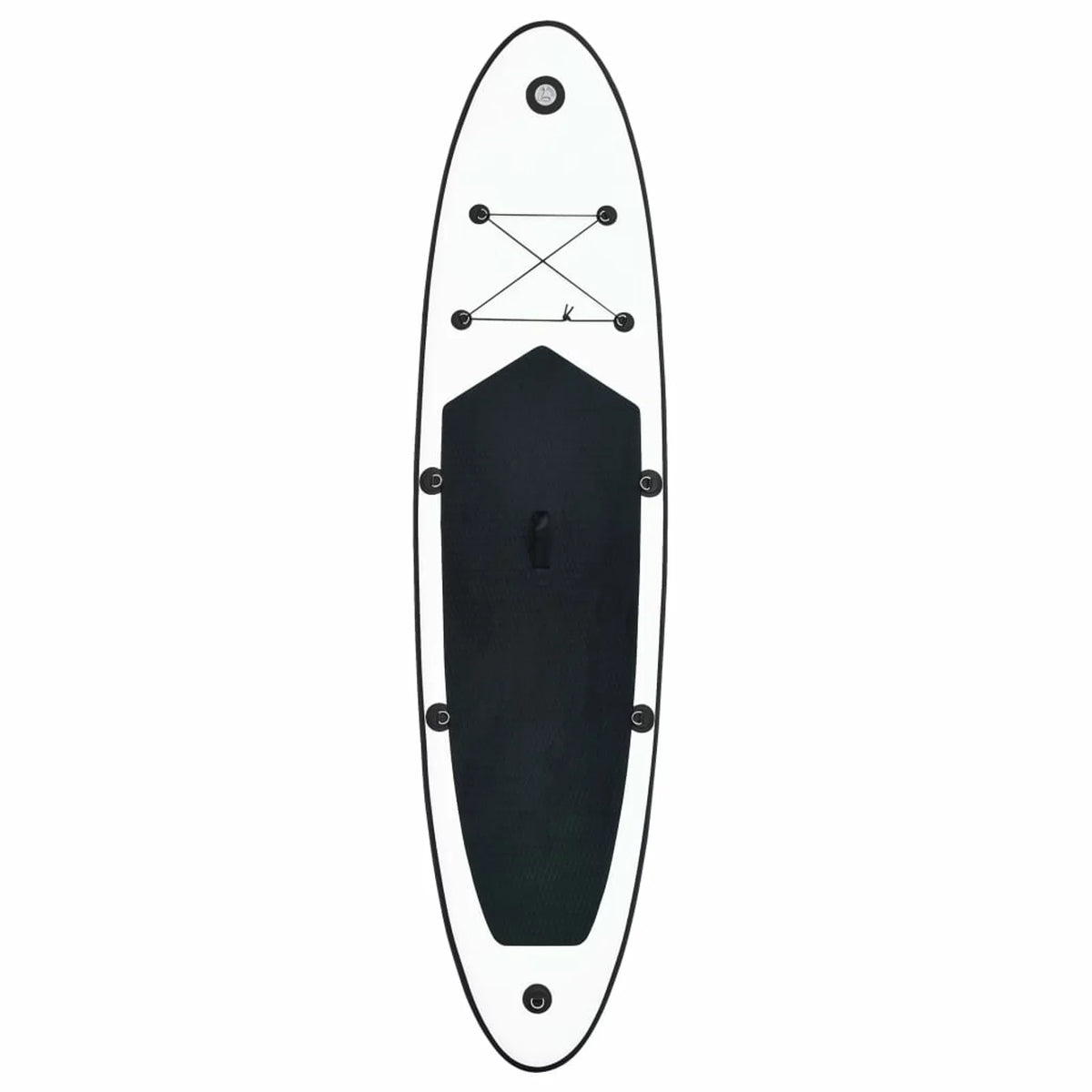 Andoer Inflatable Paddleboard Sizeet Black and Ivory