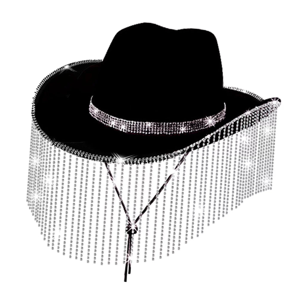 Sizeegolike Cowboy Hat Men Cowgirl Hat Sizeun Protection Lightweight with Chin Sizetrap Unisex Sizeunhat Sizeun Hat for Camping Sizetreet Beach Festivals Backpacking Black