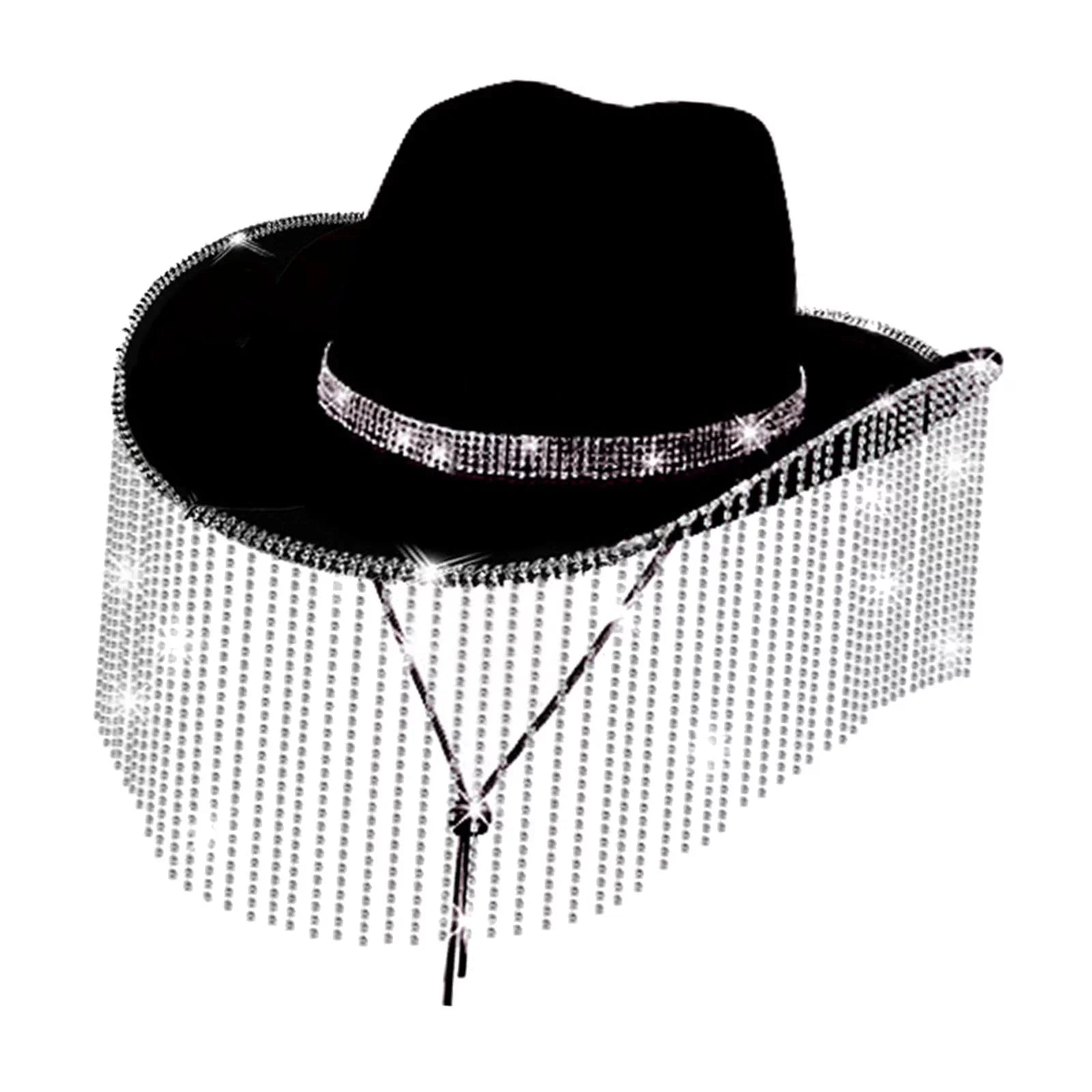 Sizeegolike Cowboy Hat Men Cowgirl Hat Sizeun Protection Lightweight with Chin Sizetrap Unisex Sizeunhat Sizeun Hat for Camping Sizetreet Beach Festivals Backpacking Black