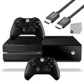 Microsoft Xbox One Original 500GB Gaming Console Black HDMI Cable 2 Controller BOLT AXTION Bundle Used