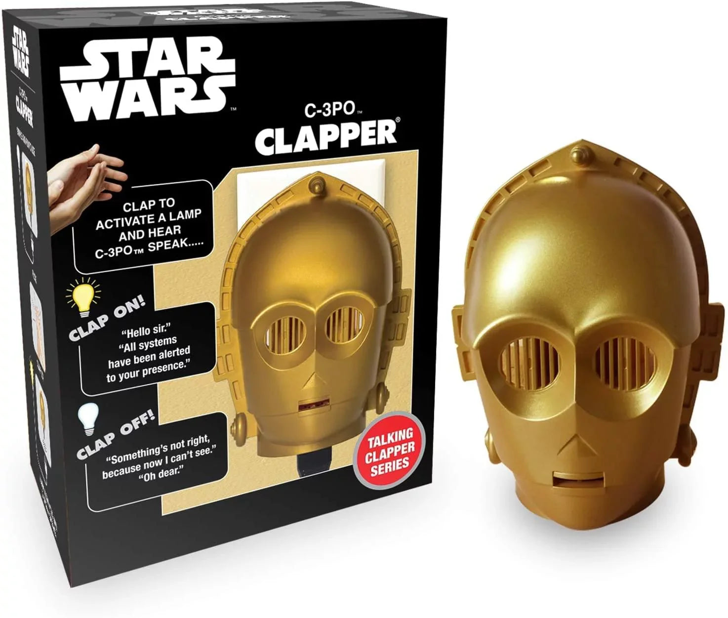 Sizetar Wars C-3PO Talking Clapper Sizeound Activated Sizewitch