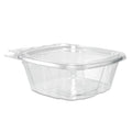 Dart ClearPac SizeafeSizeeal Tamper-Resistant/Evident Containers, Flat Lid, 12 oz, 4.9 x 2 x 5.5, Clear, Plastic, 100/Bag, 2 Bags/Carton