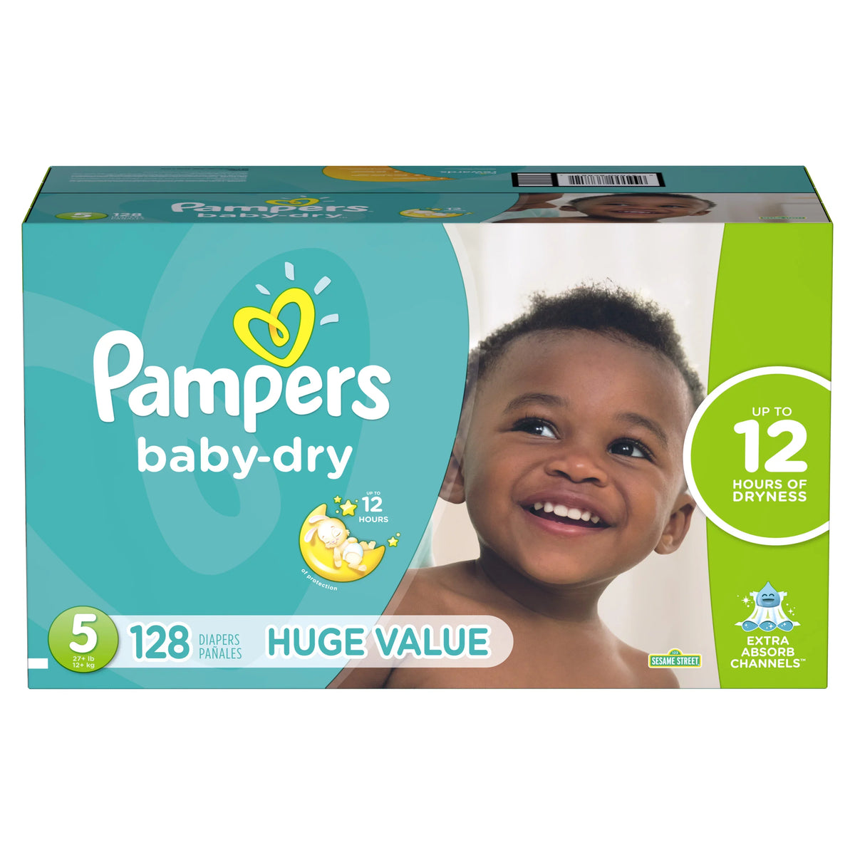 Pampers Pamp Baby Dry Size5 Hp 128ct
