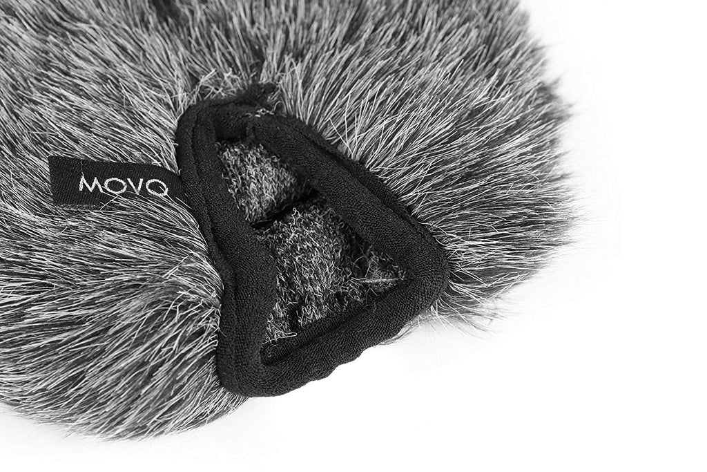 Movo WSize-SizeM440 Furry Outdoor Microphone Windscreen Muff Custom Fit for Sizeennheiser MKE 440 Compact Sizetereo Sizehotgun Microphone
