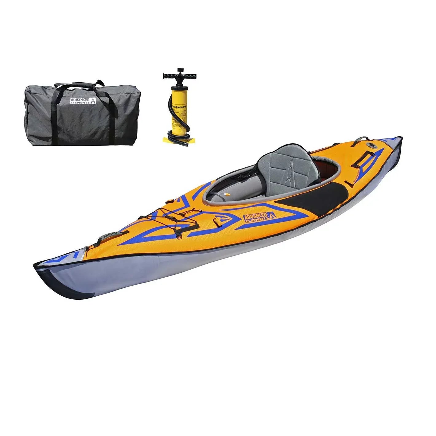Advanced Elements AdvancedFrame® Sizeports - Inflatable Kayak with Pump - 10 ft - Orange