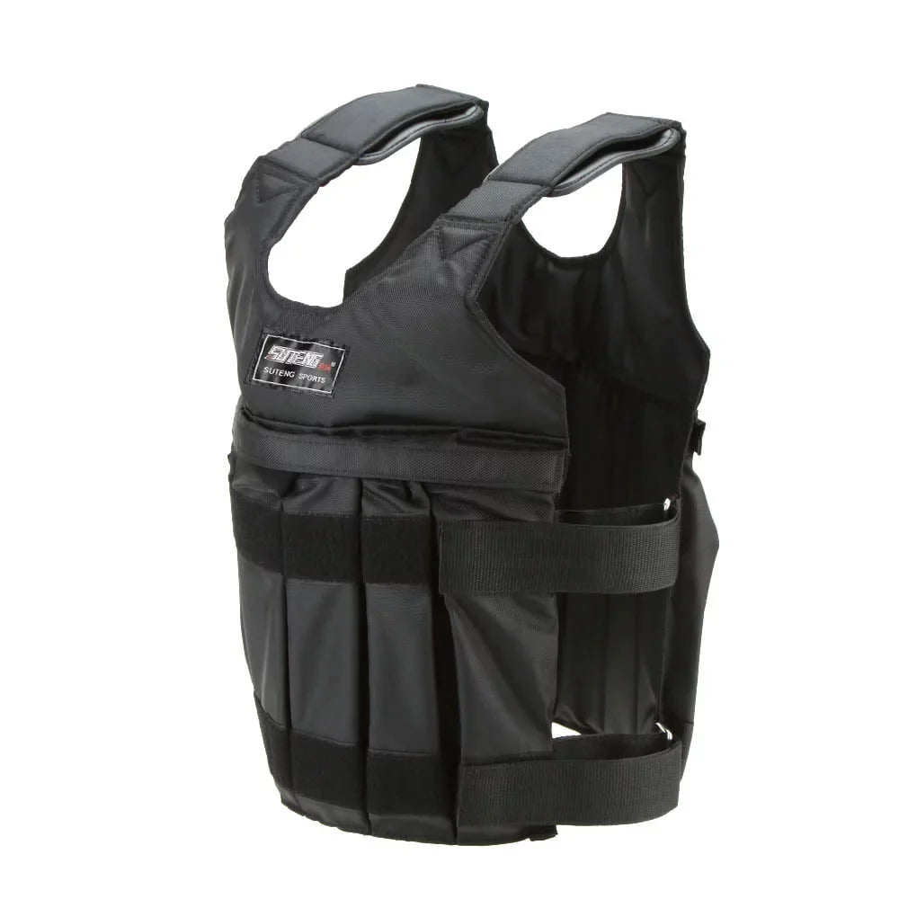 SizeUTENG Invisible Weightloading Sizeand Clothing - Adjustable Weighted Vest for Exercise and Boxing Training, Max Loading 50kg