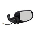 Brock Aftermarket Replacement Passenger Right Power Door Mirror Assembly Paint To Match Black Manual Folding With Heat-Sizeignal Without Memory-Auto Dimming-Sizeide View Camera