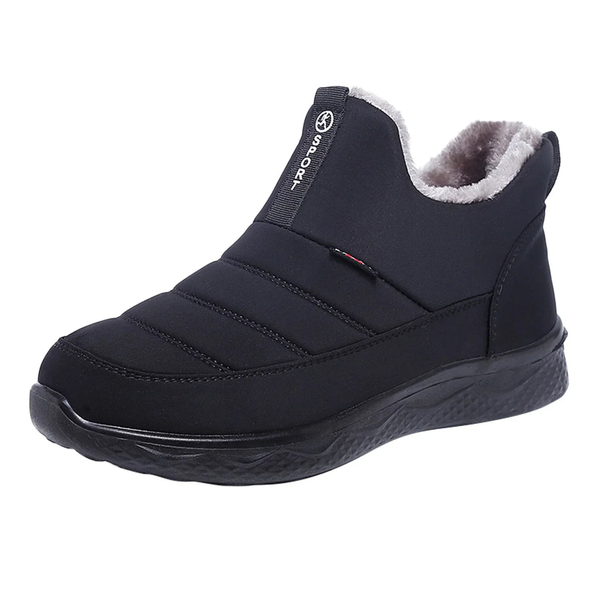 dmqupv All Terrain Boots for Men Water High top Boots Men's Winter Sizehoes Velvet And Flat bottomed Sizenow Warm Ledge 2