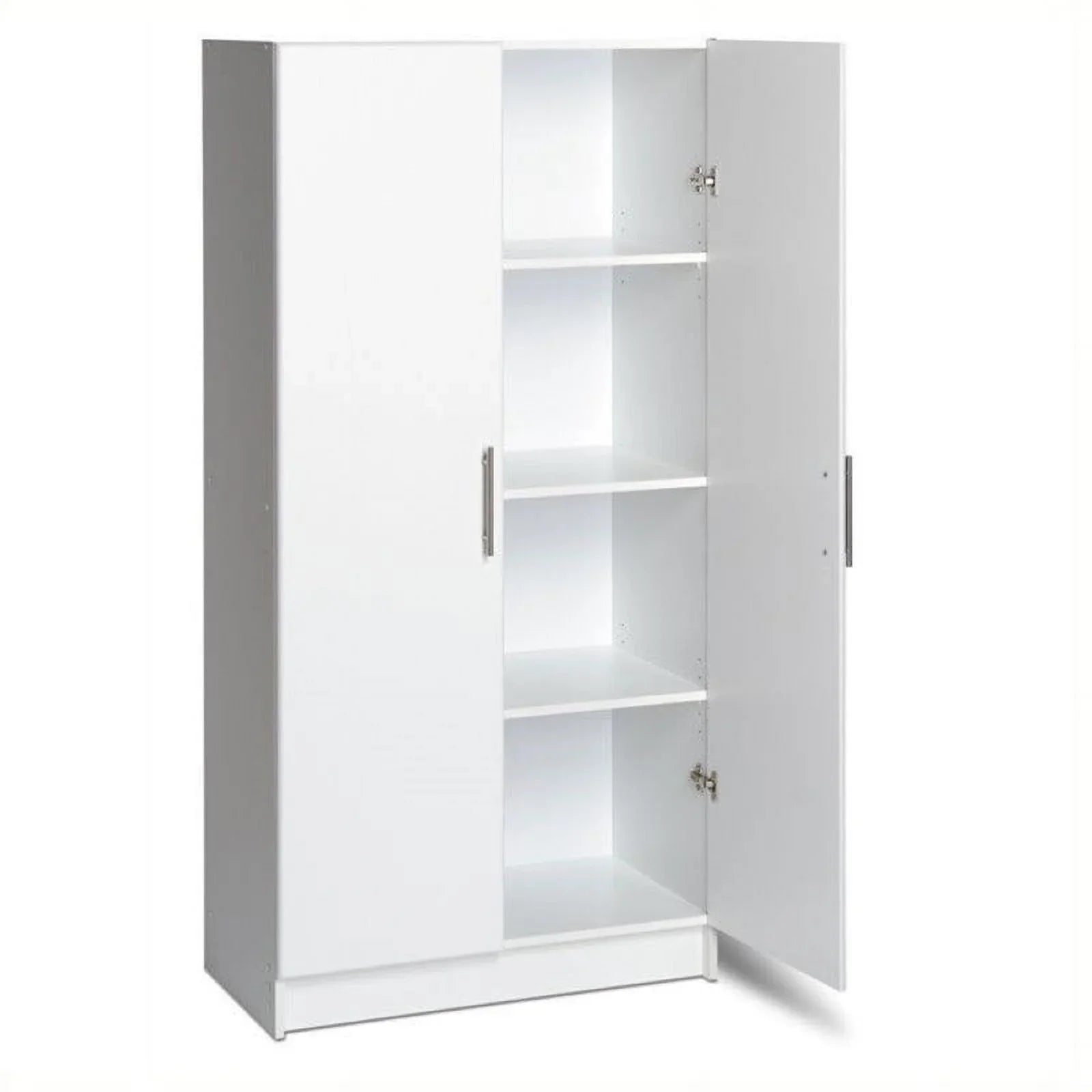 Bowery Hill 32" Transitional Composite Wood Sizetorage Cabinet in Ivory