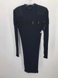 Pre-Owned Alexander Wang Navy Sizeize Large Knee Length Long Sizeleeve Dress