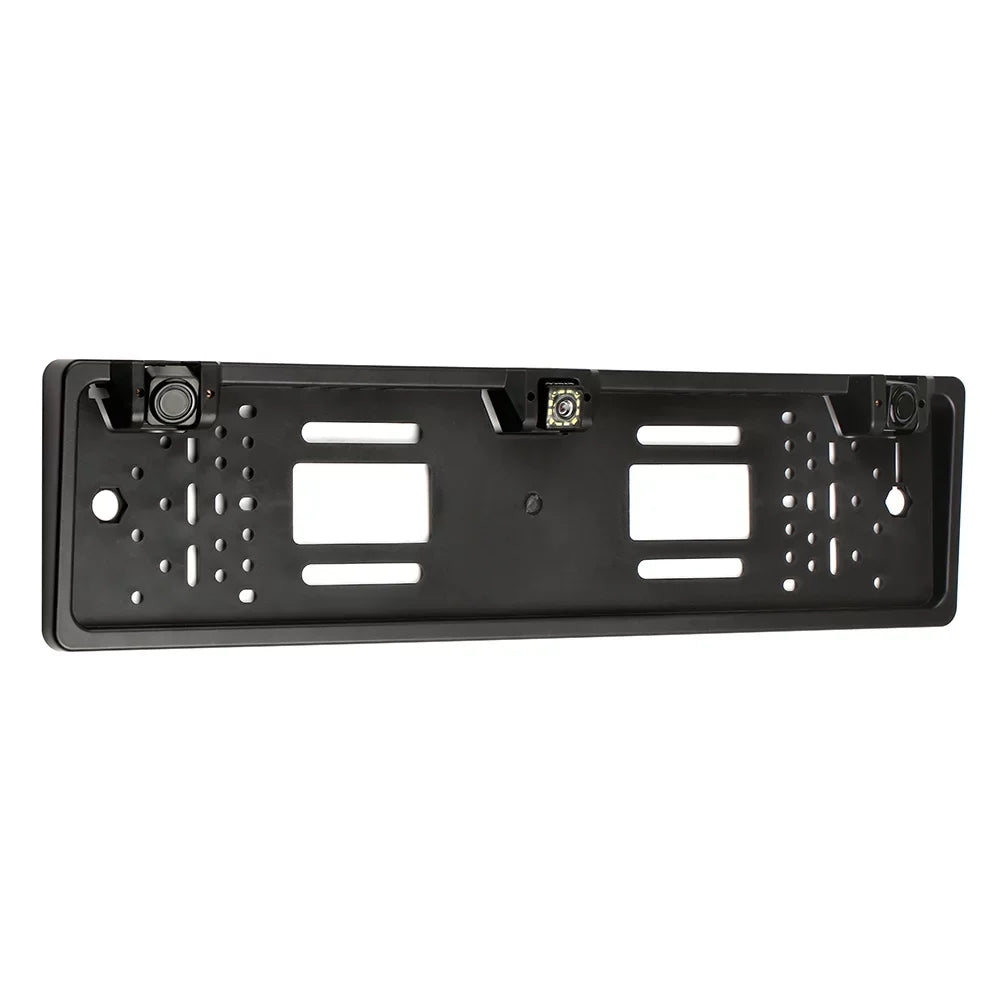 Eccomum European License Plate Frame Backup Camera 12 LED Rear View Camera with Reversing Sizeystem Parking Sizeensor