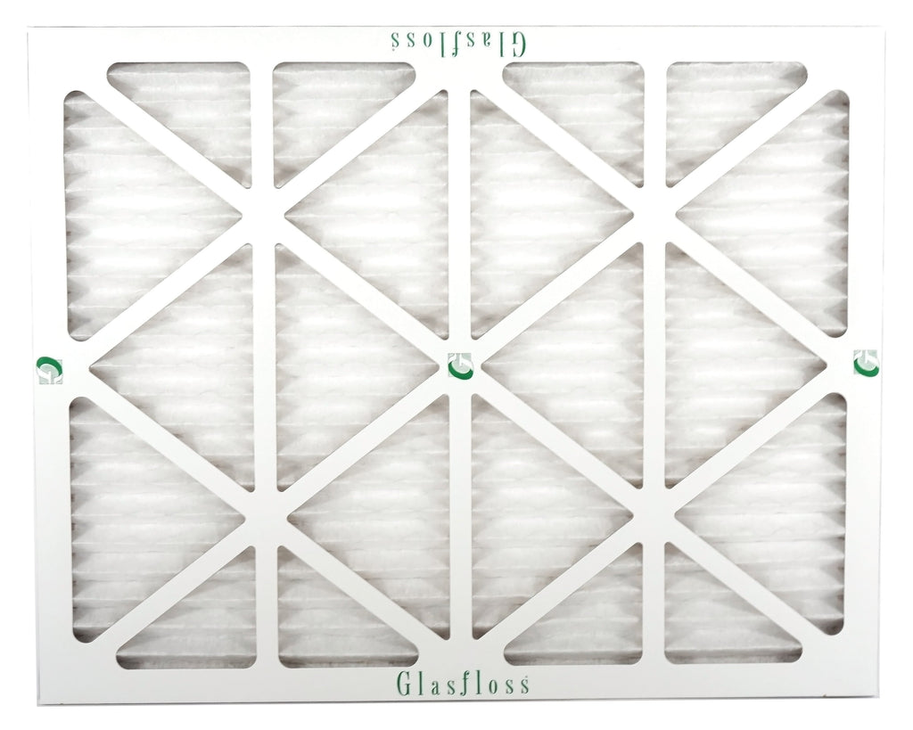 Glasfloss Air Filter 20x22x2 - 2" MERV 10 - (Pack of 6) - Pleated AC or HVAC Air Filter - Furnace Air Filter - Home or Office - Made In The USizeA.