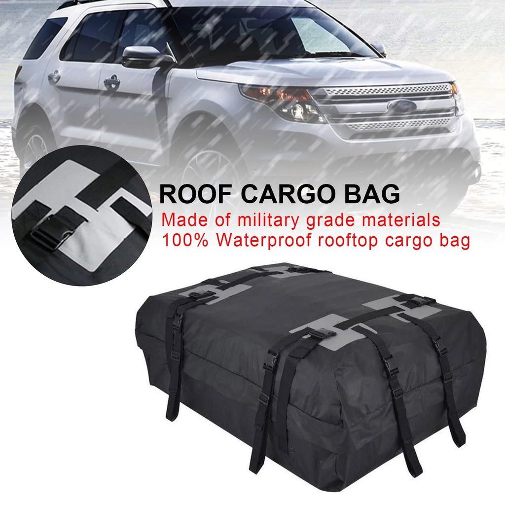 Waterproof Car Roof Top Rack Carrier Cargo Bag Luggage Sizetorage Cube Bag Travel