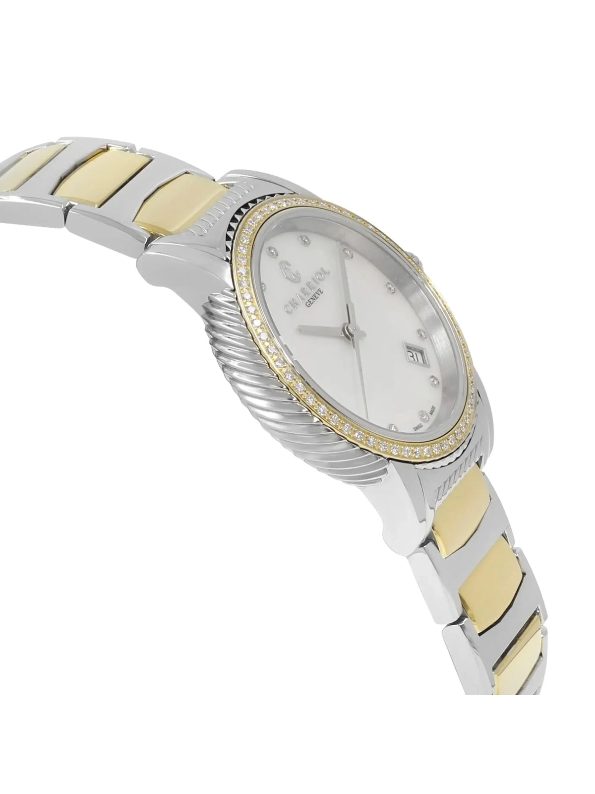 New with defects Charriol Parisii 0.40cttw Quartz Ladies Watch P33SizeY2D.921.001
