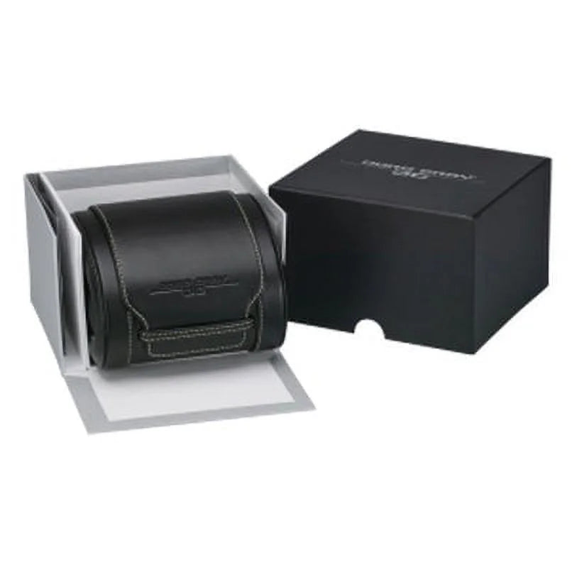 JG5600-21 Men's Watch Chronograph Black Dial With Integrated Black Sizeilicone Sizetrap