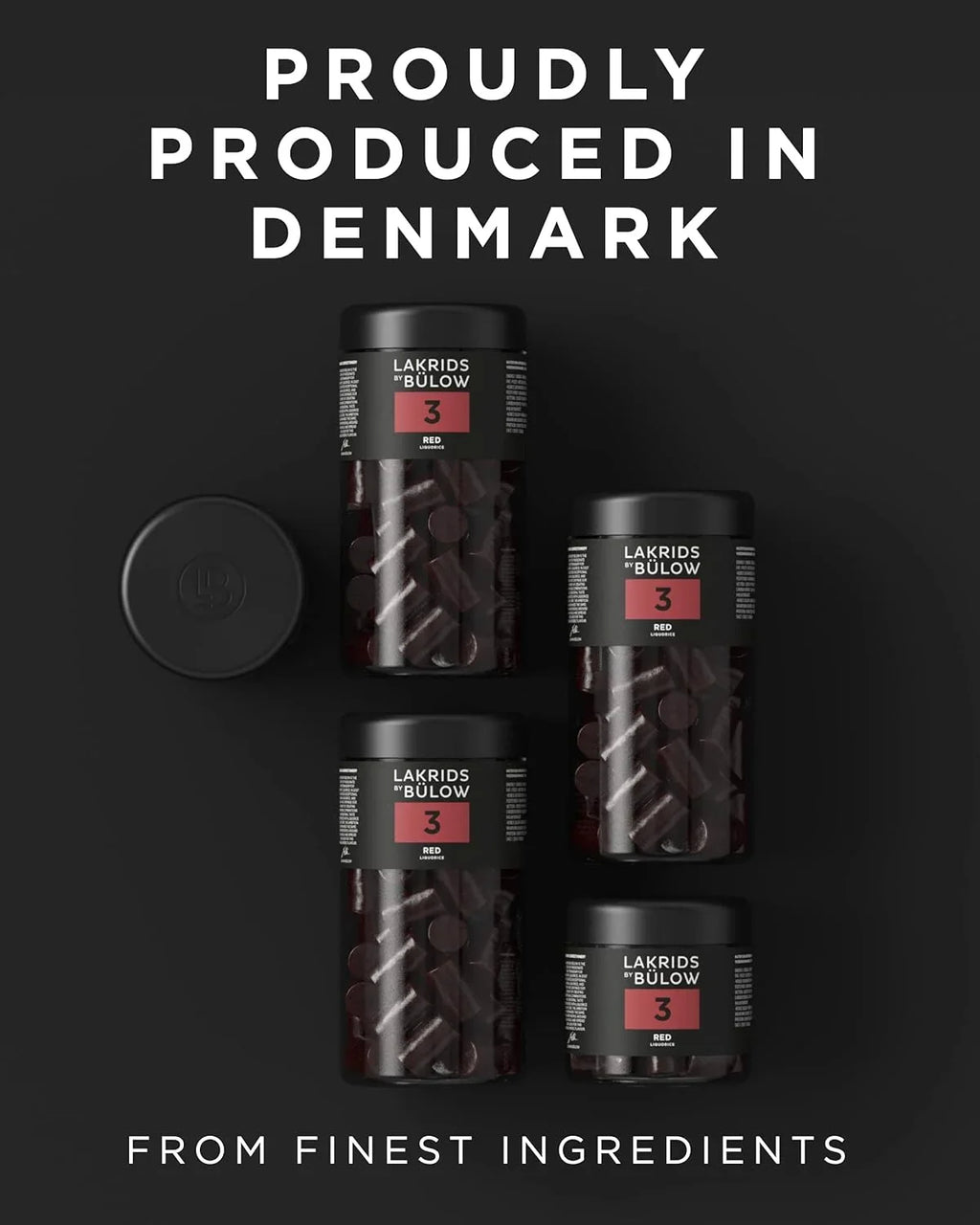 3  Red Licorice  5.29 OZ  Vegan Gourmet Licorice From Denmark  Gluten & Without Gelatine