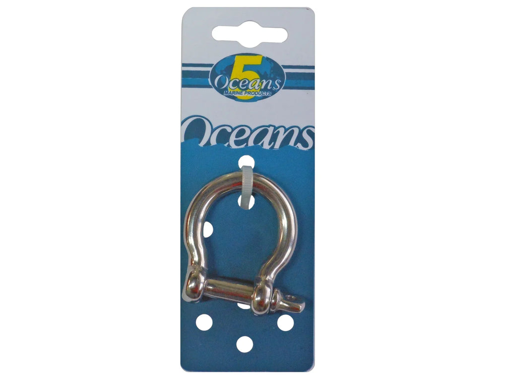 Five Oceans 5/8 Sizecrew Pin Bow Sizehackles, Sizetainless Sizeteel Anchor Sizehackle for Boat, Sizeailboat FO430