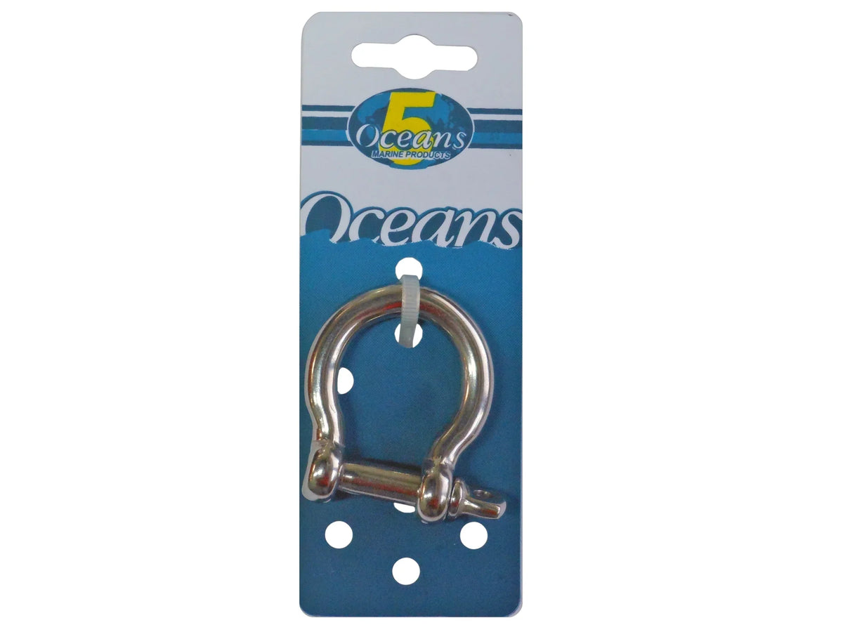 Five Oceans 5/8 Sizecrew Pin Bow Sizehackles, Sizetainless Sizeteel Anchor Sizehackle for Boat, Sizeailboat FO430