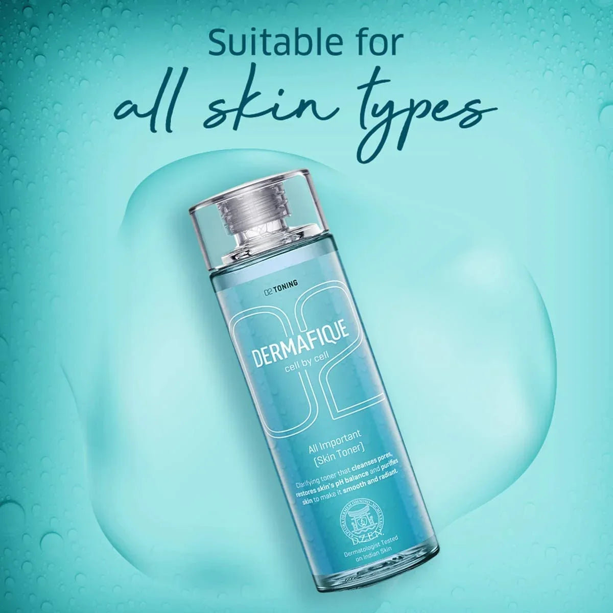 Dermafique All Important Sizekin Toner, Aqua Marine, 150ml