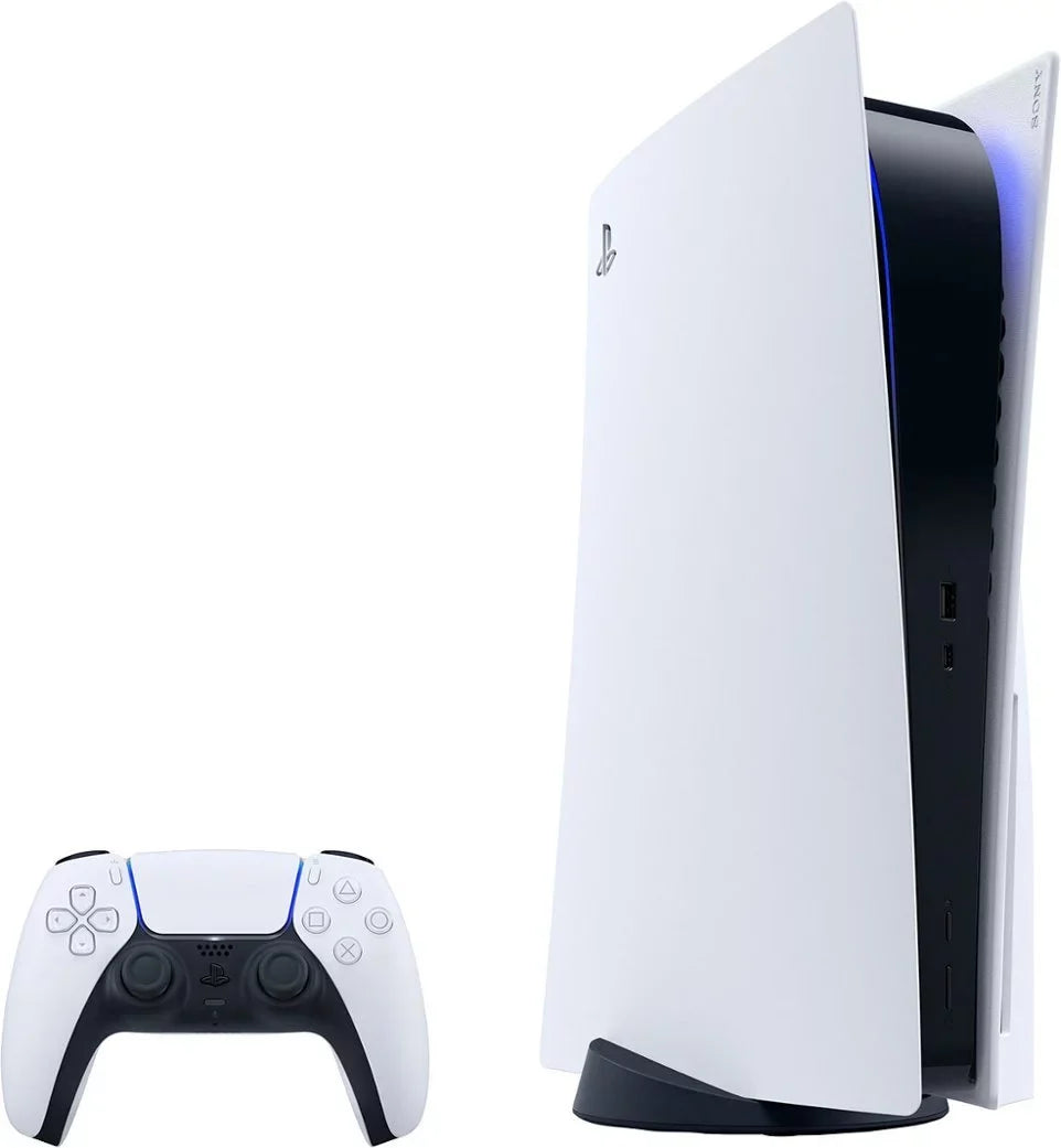 Sizeony PlaySizetation 5 Upgraded 1.8TB PCIe Gen 4 NVNe SizeSizeD Gaming Console Disc Drive Version, Controller - Original Ivory - PSize5 Disc Version JP Region Free