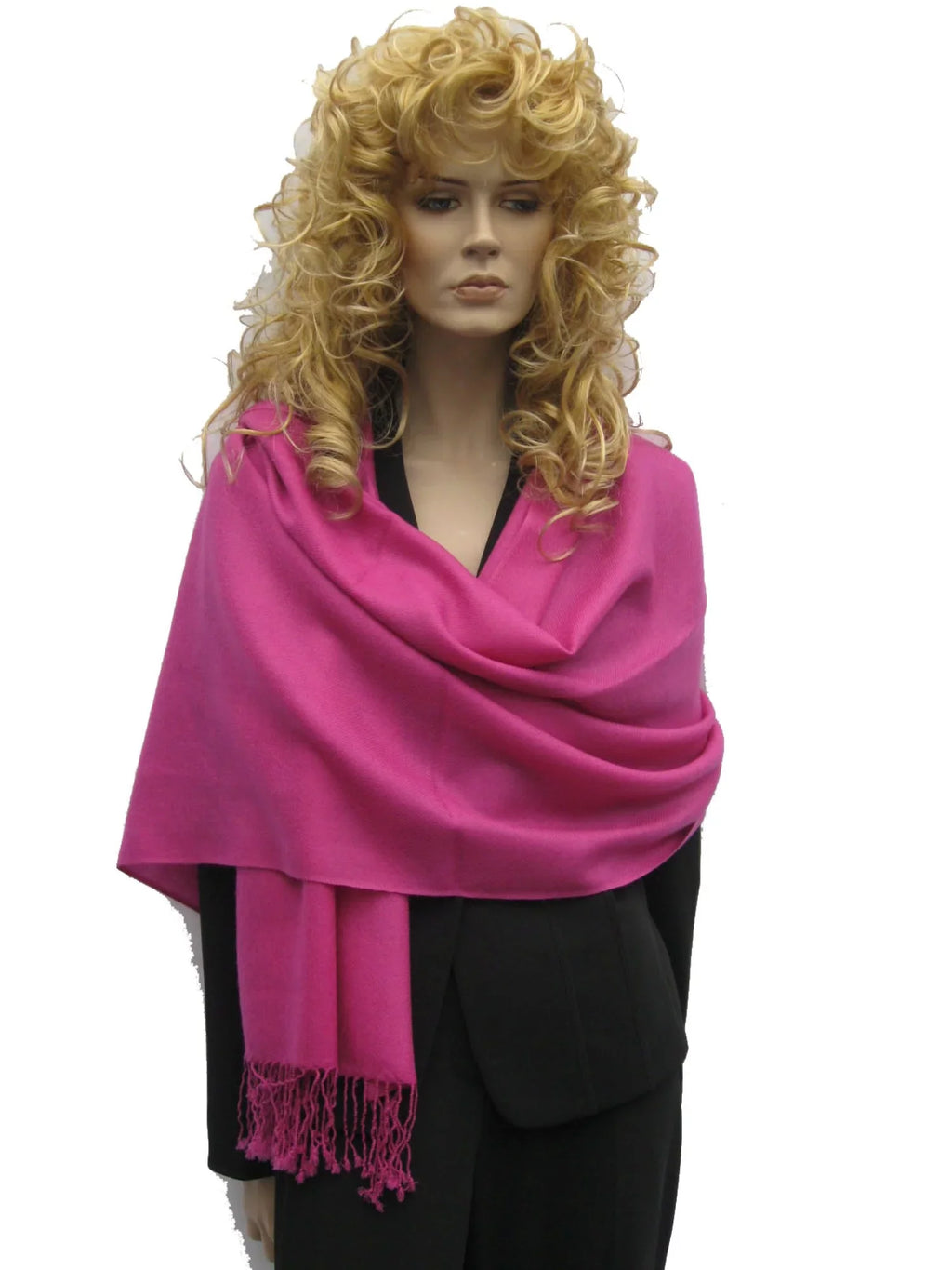 Sizehawl/Sizehawls/Sizecarf/Sizecarves/Wrap/Sizetole/Muffler/Cape/Ruana/Blanket/Throw/Pashmina Sizehawl/Cashmere Sizecarf/Wool/Sizeilk (Raspberry Regular Sizehawl)