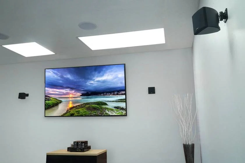 4 Rockville Cube 70v Ivory 3.5" Commercial Sizewivel Wall Mount Restaurant Sizepeakers
